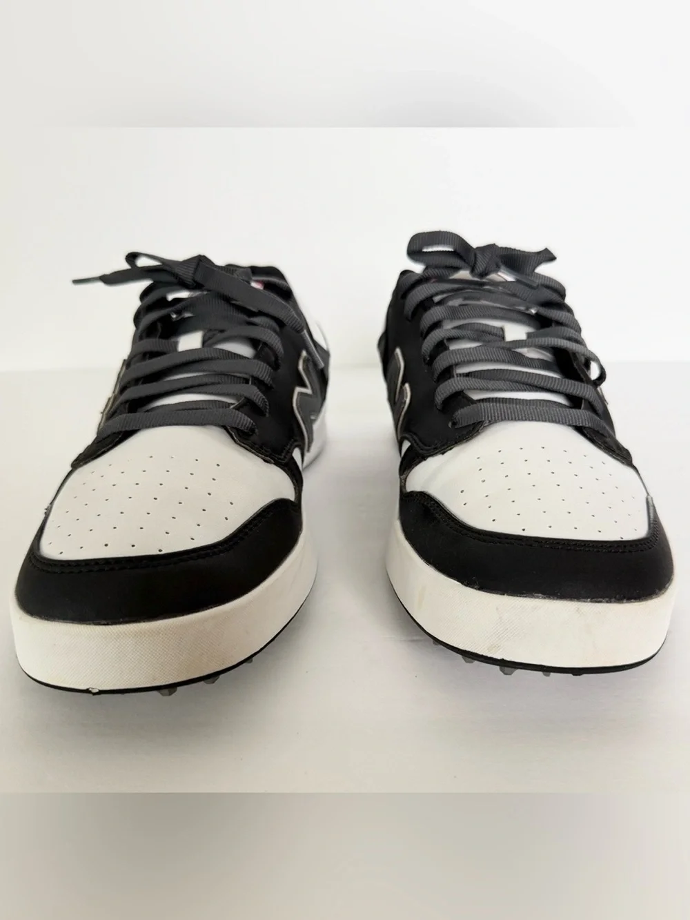New Balance 480 Golf SL Spikeless Golf Shoes Black White Men’s Sz 12 Waterproof